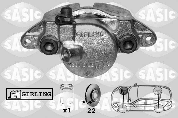 Sasic SCA6163 - Гальмівний супорт autocars.com.ua