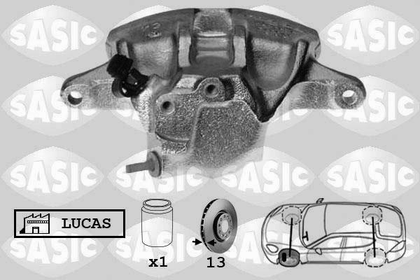 Sasic SCA6164 - Тормозной суппорт avtokuzovplus.com.ua