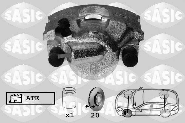 Sasic SCA6188 - Гальмівний супорт autocars.com.ua