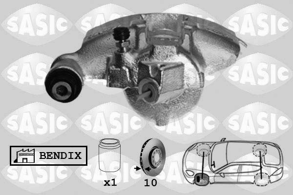 Sasic SCA6264 - Тормозной суппорт autodnr.net