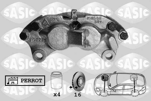 Sasic SCA6581 - Гальмівний супорт autocars.com.ua