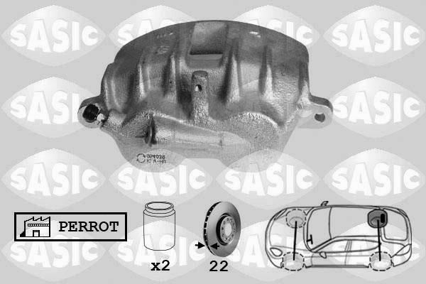 Sasic SCA6583 - Тормозной суппорт avtokuzovplus.com.ua