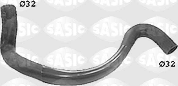Sasic SWH0334 - Шланг радіатора autocars.com.ua