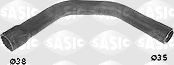 Sasic SWH0340 - Шланг радіатора autocars.com.ua