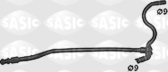 Sasic SWH0357 - Шланг радіатора autocars.com.ua
