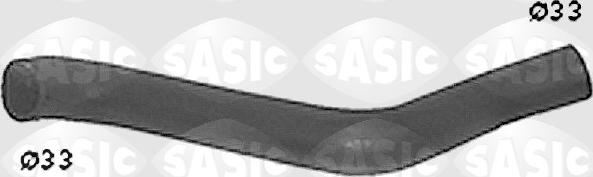 Sasic SWH0380 - Шланг радіатора autocars.com.ua