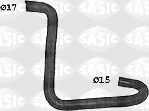Sasic SWH0386 - Шланг радіатора autocars.com.ua