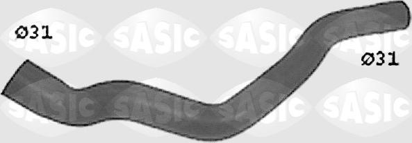 Sasic SWH0412 - Шланг радіатора autocars.com.ua