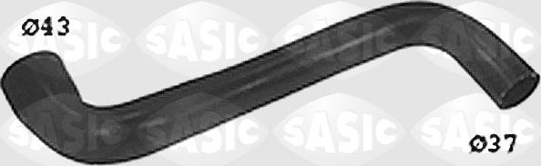 Sasic SWH0454 - Шланг радіатора autocars.com.ua