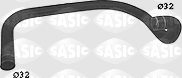 Sasic SWH0464 - Шланг радіатора autocars.com.ua