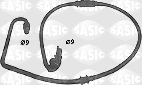 Sasic SWH0518 - Шланг радіатора autocars.com.ua