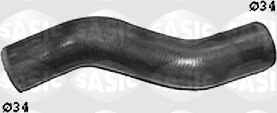 Sasic SWH4169 - Шланг радіатора autocars.com.ua
