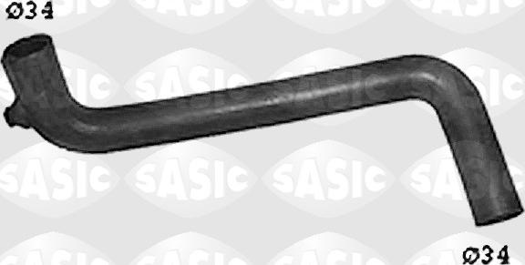 Sasic SWH4170 - Шланг радіатора autocars.com.ua