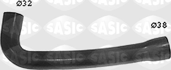 Sasic SWH4177 - Шланг радіатора autocars.com.ua