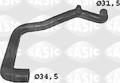 Sasic SWH4182 - Шланг радіатора autocars.com.ua