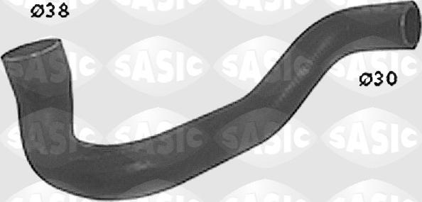 Sasic SWH4219 - Шланг радіатора autocars.com.ua