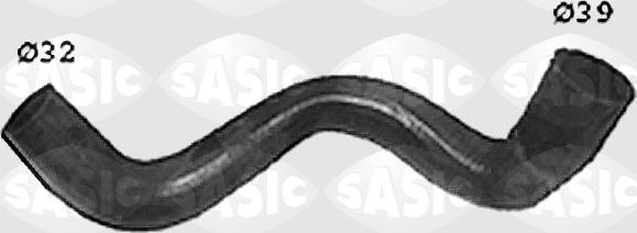 Sasic SWH4234 - Шланг радіатора autocars.com.ua