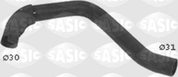 Sasic SWH4235 - Шланг радіатора autocars.com.ua