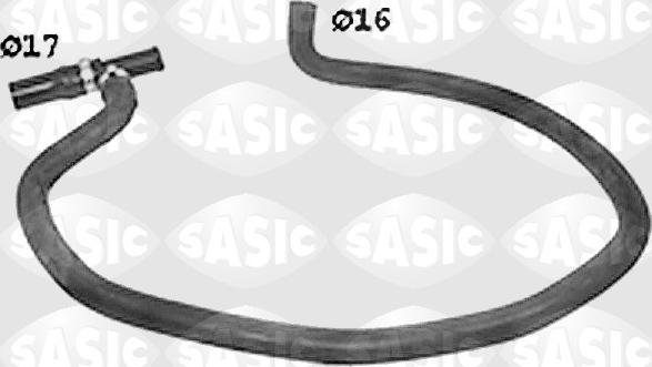 Sasic SWH4244 - Шланг радіатора autocars.com.ua