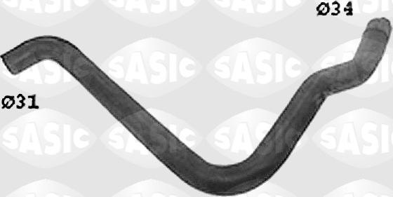 Sasic SWH4263 - Шланг радіатора autocars.com.ua