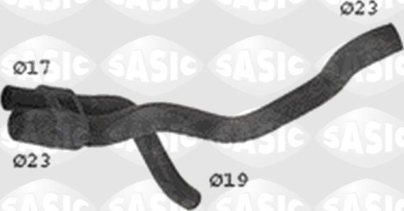 Sasic SWH4265 - Шланг радиатора autodnr.net