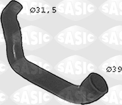 Sasic SWH4323 - Шланг радіатора autocars.com.ua