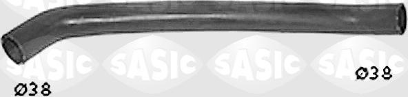 Sasic SWH6628 - Шланг радіатора autocars.com.ua