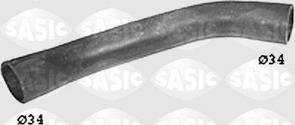 Sasic SWH6630 - Шланг радіатора autocars.com.ua