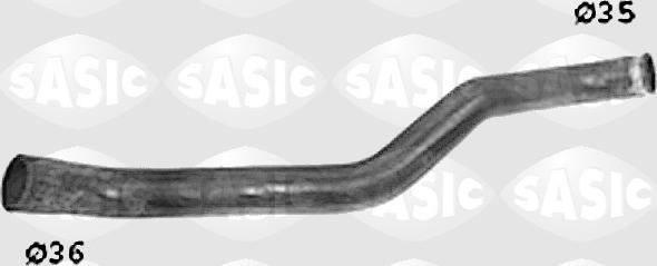 Sasic SWH6634 - Шланг радіатора autocars.com.ua