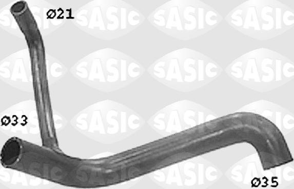 Sasic SWH6679 - Шланг радіатора autocars.com.ua