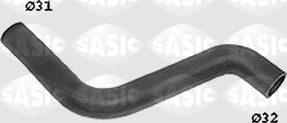 Sasic SWH6804 - Шланг радіатора autocars.com.ua