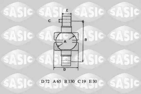 Sasic T777007 - Ремонтний комплект, важіль підвіски autocars.com.ua