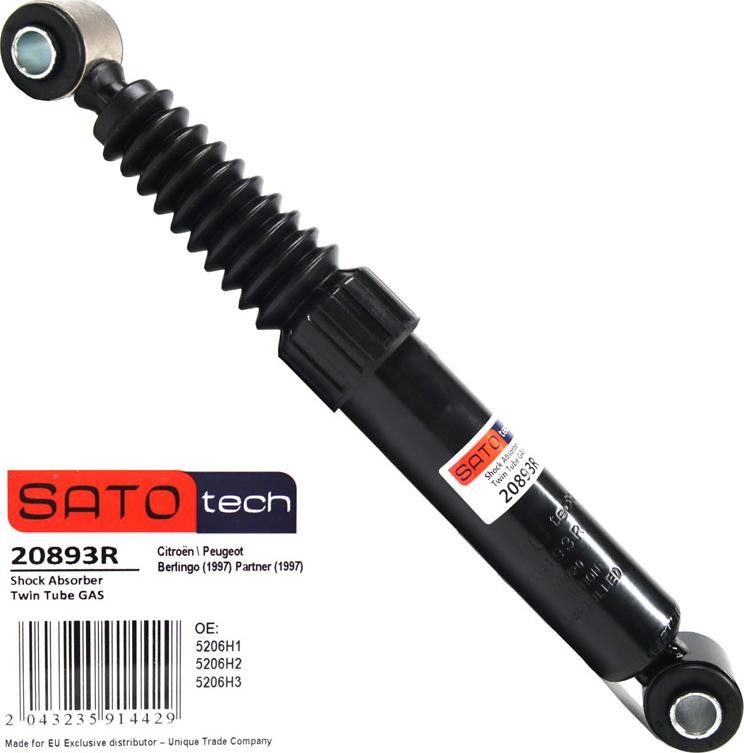 SATO tech 20893R - Амортизатор autocars.com.ua