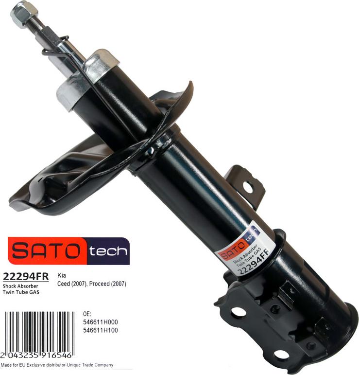 SATO tech 22294FR - Амортизатор avtokuzovplus.com.ua