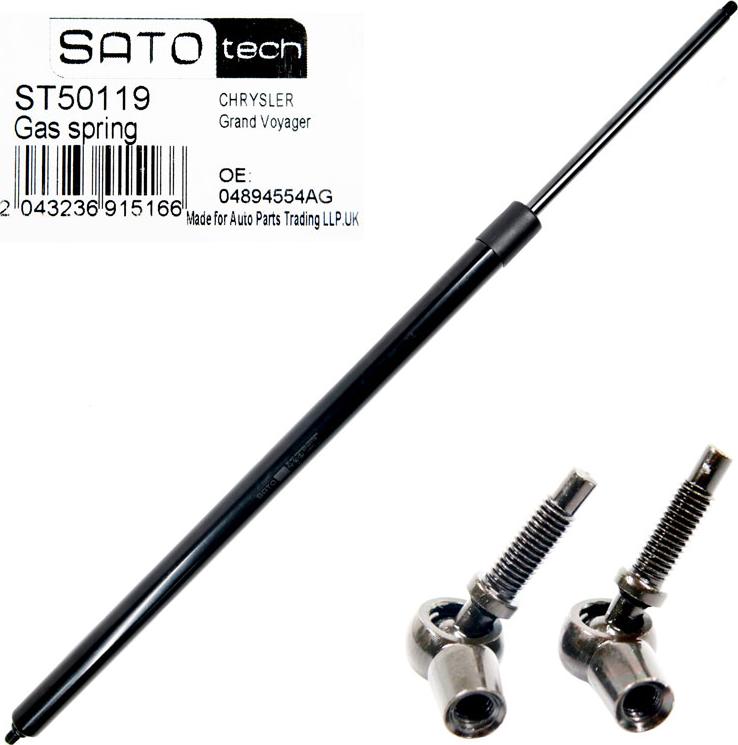 SATO tech ST50119 - Газова пружина, кришка багажник autocars.com.ua