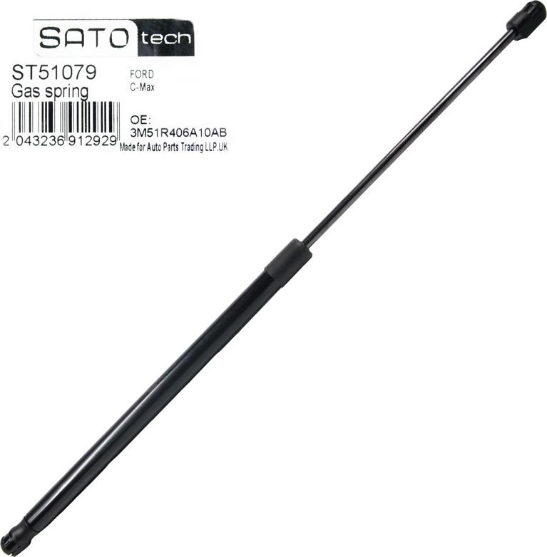 SATO tech ST51079 - Газова пружина, кришка багажник autocars.com.ua