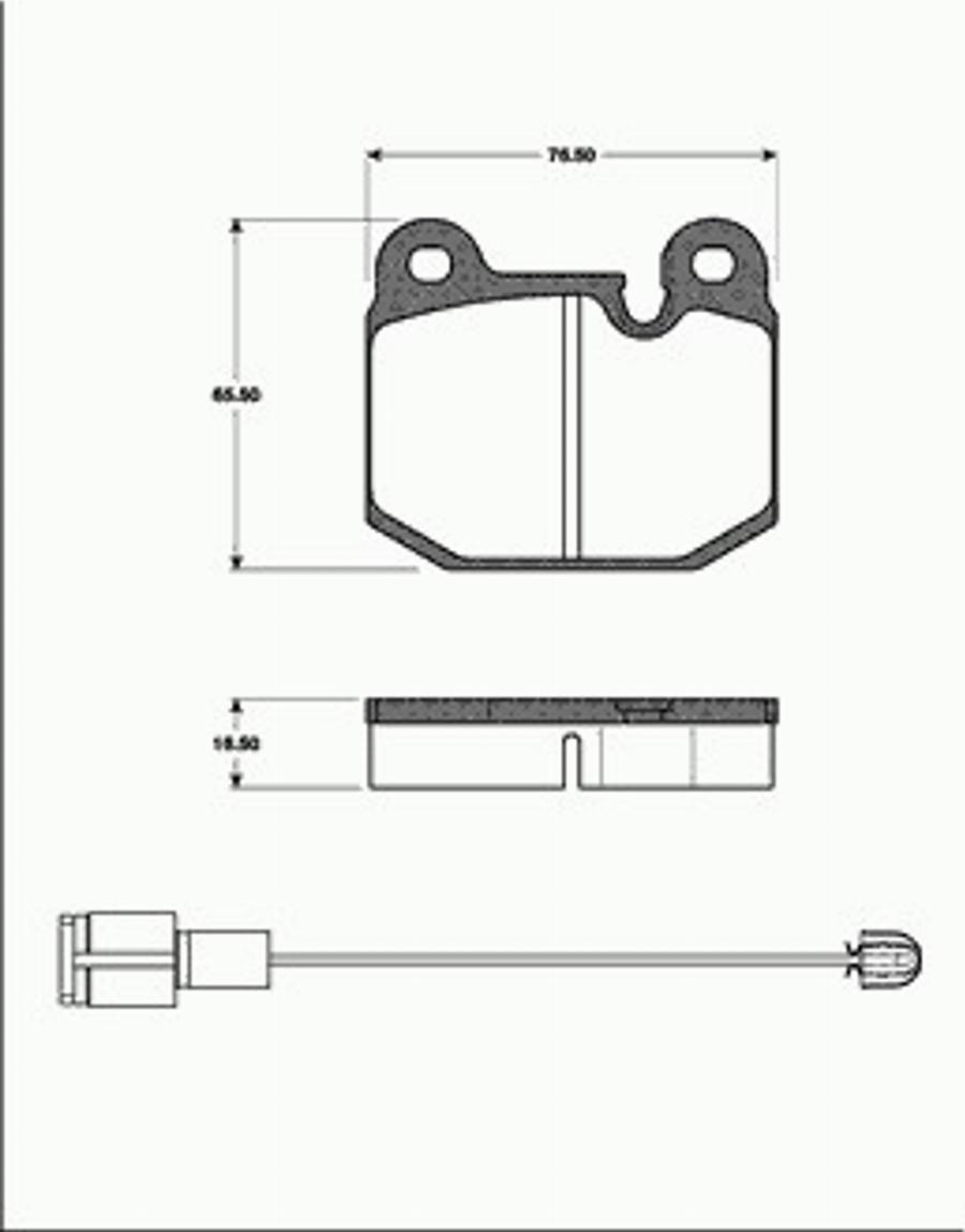 SBS 1501221501 - Тормозные колодки, дисковые, комплект autodnr.net