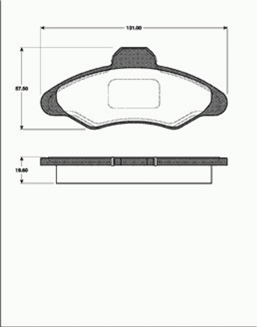 SBS 1501222518 - Гальмівні колодки, дискові гальма autocars.com.ua