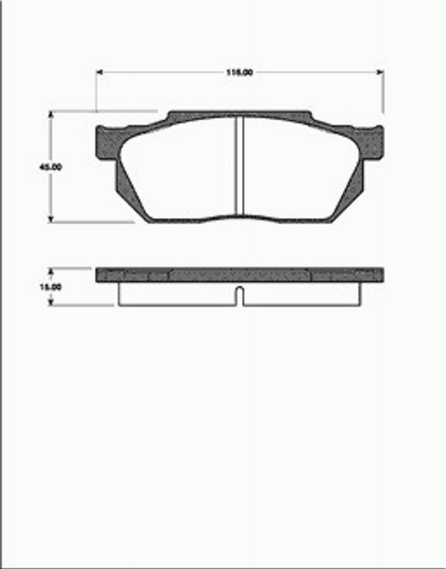 SBS 1501222609 - Тормозные колодки, дисковые, комплект autodnr.net