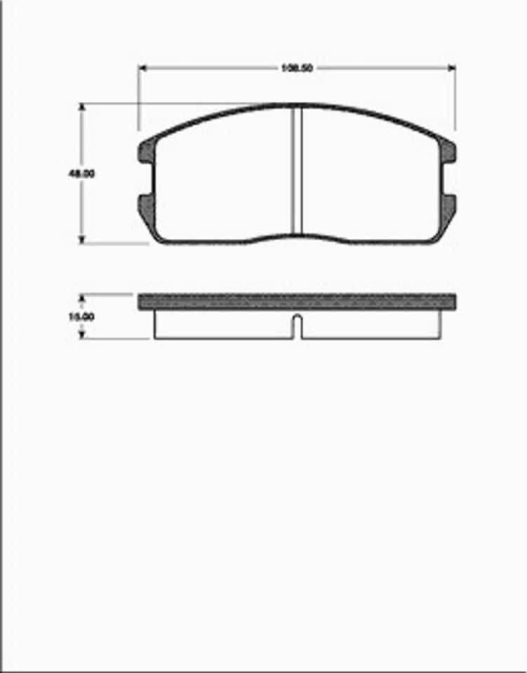 SBS 1501223003 - Гальмівні колодки, дискові гальма autocars.com.ua