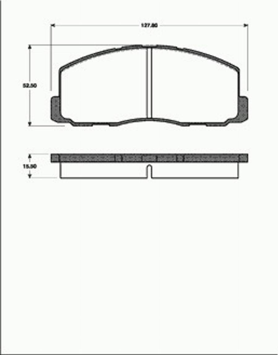 SBS 1501223004 - Гальмівні колодки, дискові гальма autocars.com.ua