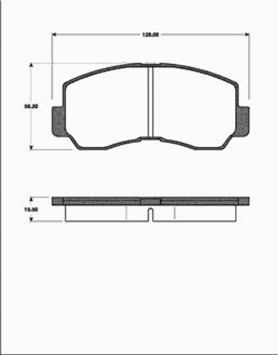 SBS 1501223005 - Тормозные колодки, дисковые, комплект autodnr.net