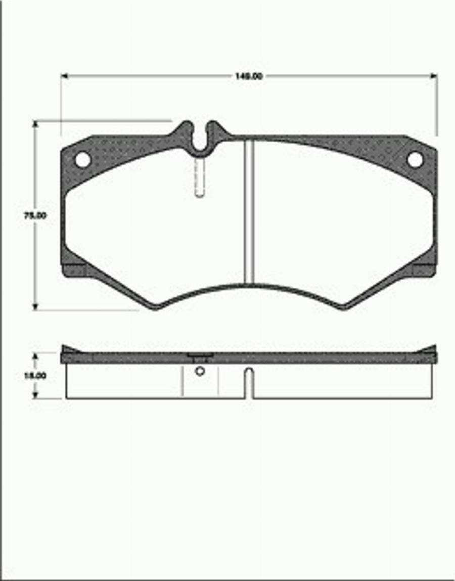 SBS 1501223307 - Тормозные колодки, дисковые, комплект avtokuzovplus.com.ua