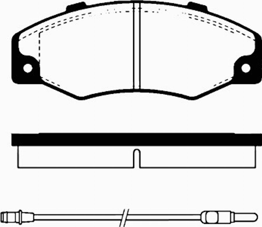 SBS 1501223950 - Гальмівні колодки, дискові гальма autocars.com.ua