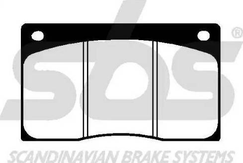 SBS 1501229944 - Гальмівні колодки, дискові гальма autocars.com.ua