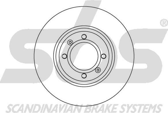 SBS 1815201008 - Гальмівний диск autocars.com.ua