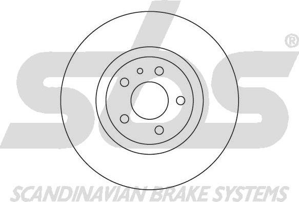 SBS 1815201014 - Гальмівний диск autocars.com.ua