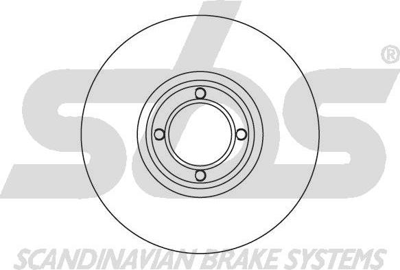 SBS 1815201210 - Гальмівний диск autocars.com.ua