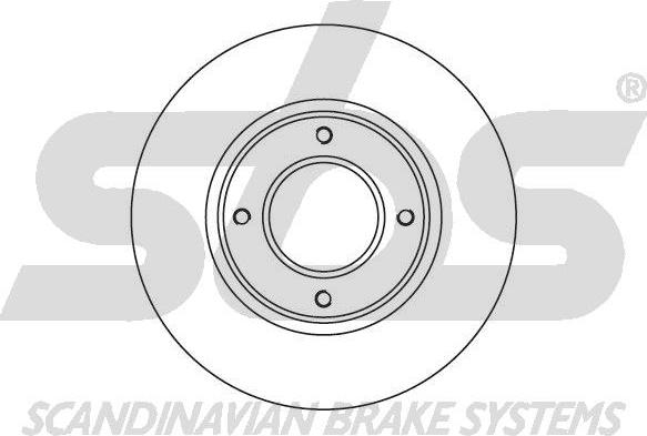 SBS 1815201215 - Гальмівний диск autocars.com.ua