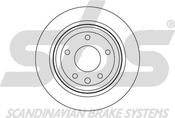 SBS 1815201218 - Гальмівний диск autocars.com.ua